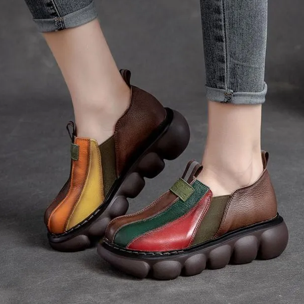 Women's Monza Platform Leather Shoes