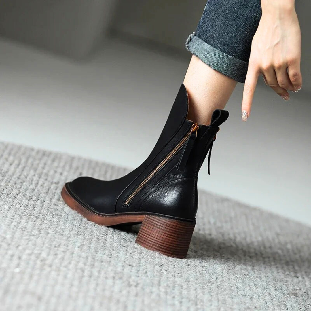 Morana Leather Ankle Boots