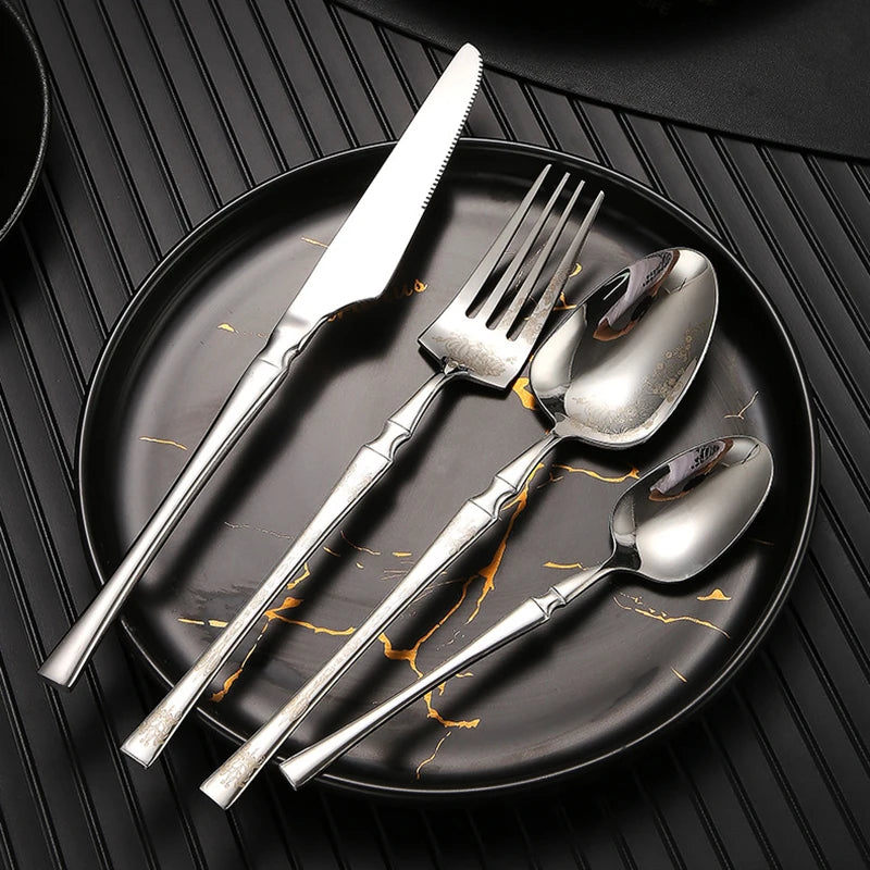 Marvalo Carve Flatware Set