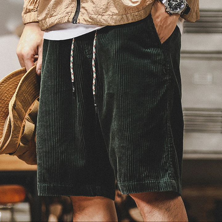 Men's Retro Corduroy Shorts