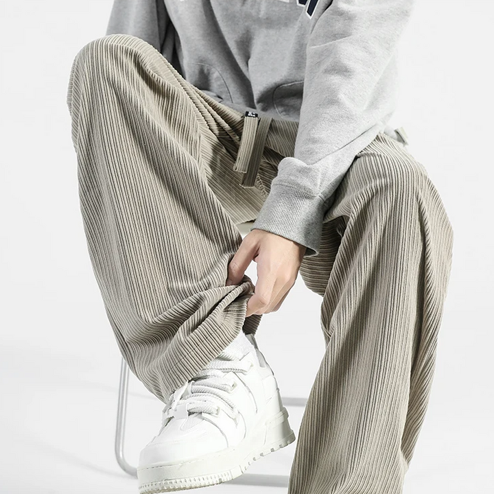 "Retro Comfort" Corduroy Sweatpants