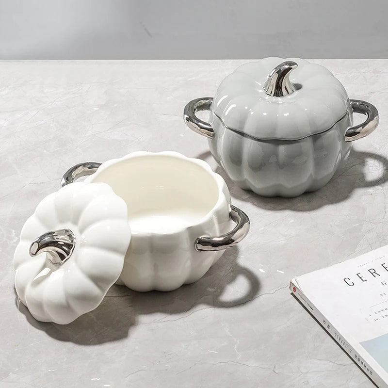 Farmhouse Pumpkin Ceramic Cookware