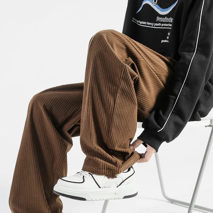 "Retro Comfort" Corduroy Sweatpants