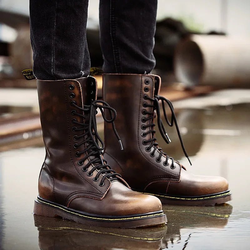 Britannia Genuine Leather Boots - Hayes Carter