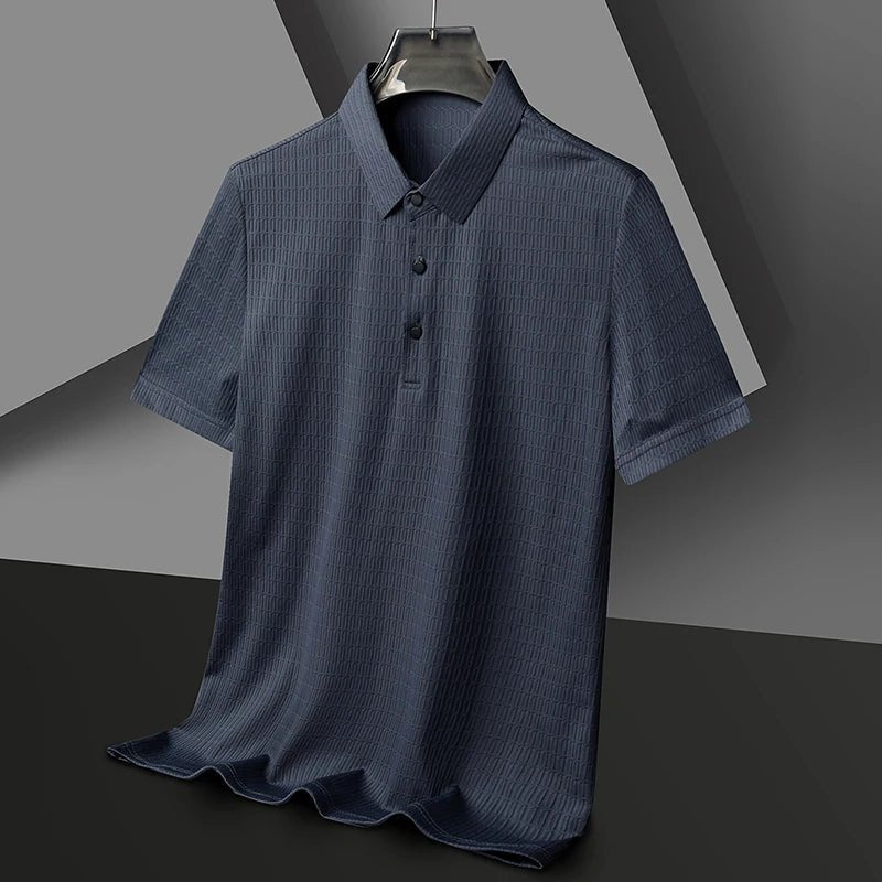 Calgary Ice Silk Polo Shirt - Hayes Carter