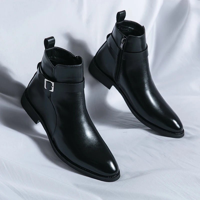 Deniro Leather Chelsea Boots - Hayes Carter