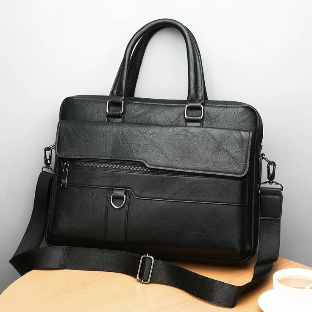 Fiorenzo Leather Briefcase - Hayes Carter