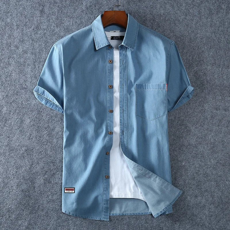 Houston Classic Denim Shirt - Hayes Carter