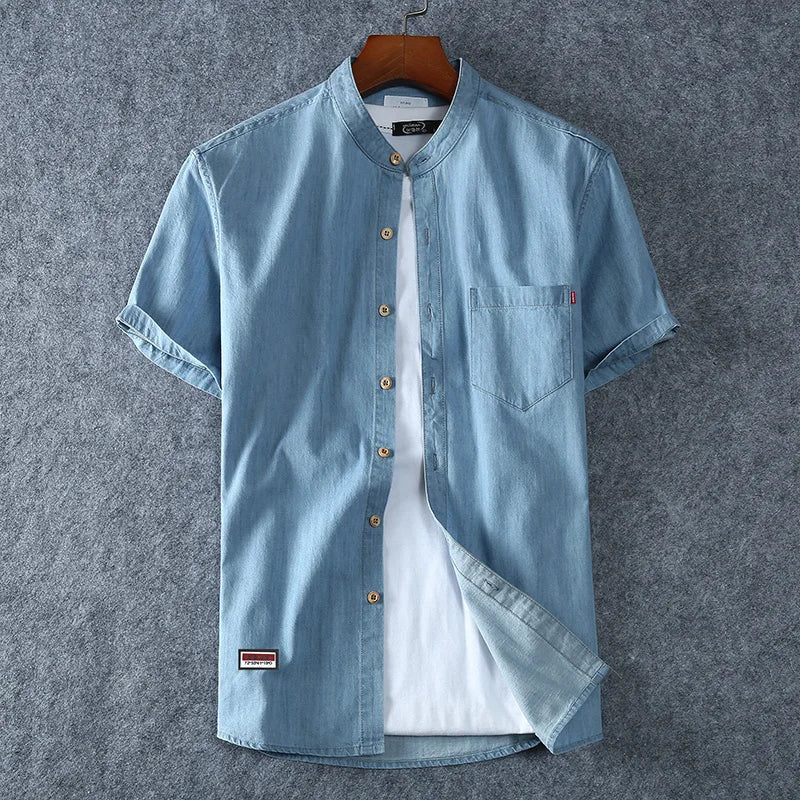 Houston Classic Denim Shirt - Hayes Carter