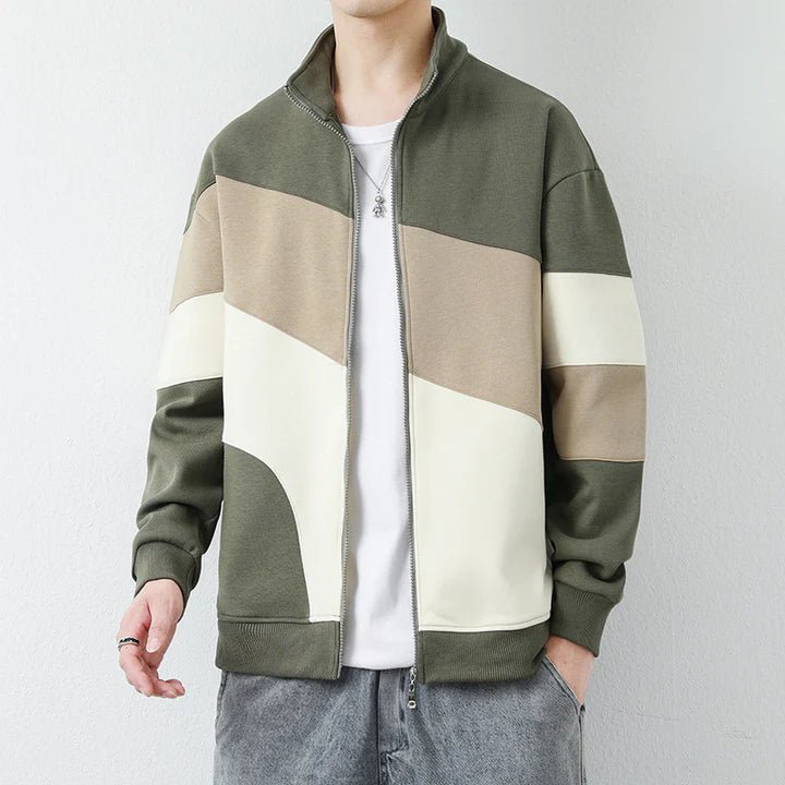 Lucero Color - block Jacket - Hayes Carter