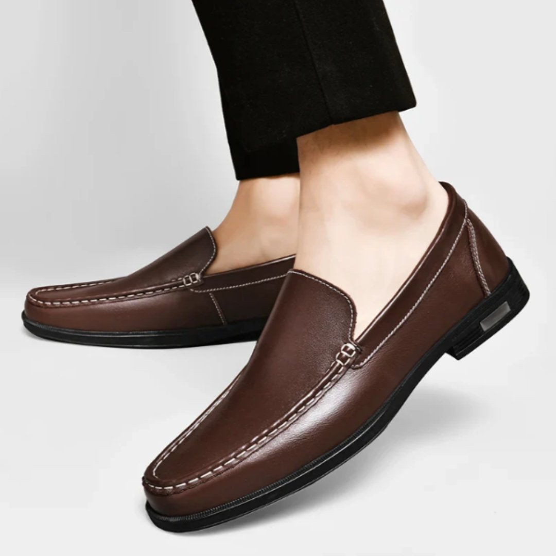 Matteo Genuine Leather Loafers - Hayes Carter