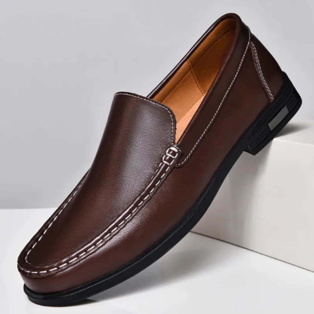 Matteo Genuine Leather Loafers - Hayes Carter