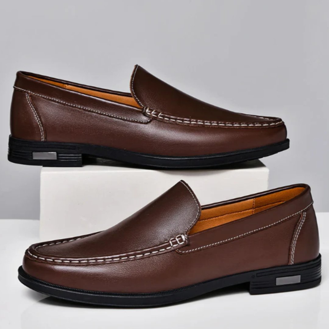 Matteo Genuine Leather Loafers - Hayes Carter