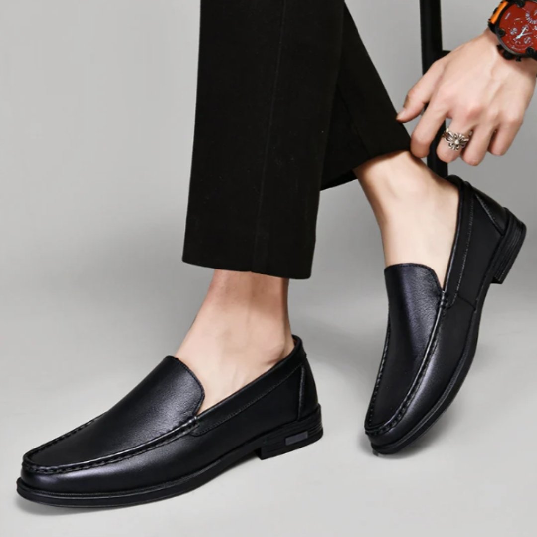 Matteo Genuine Leather Loafers - Hayes Carter