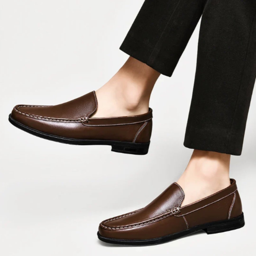 Matteo Genuine Leather Loafers - Hayes Carter