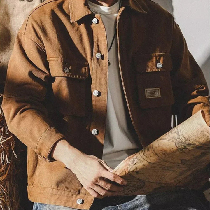 Men's Autumn Cargo Jacket - Hayes Carter