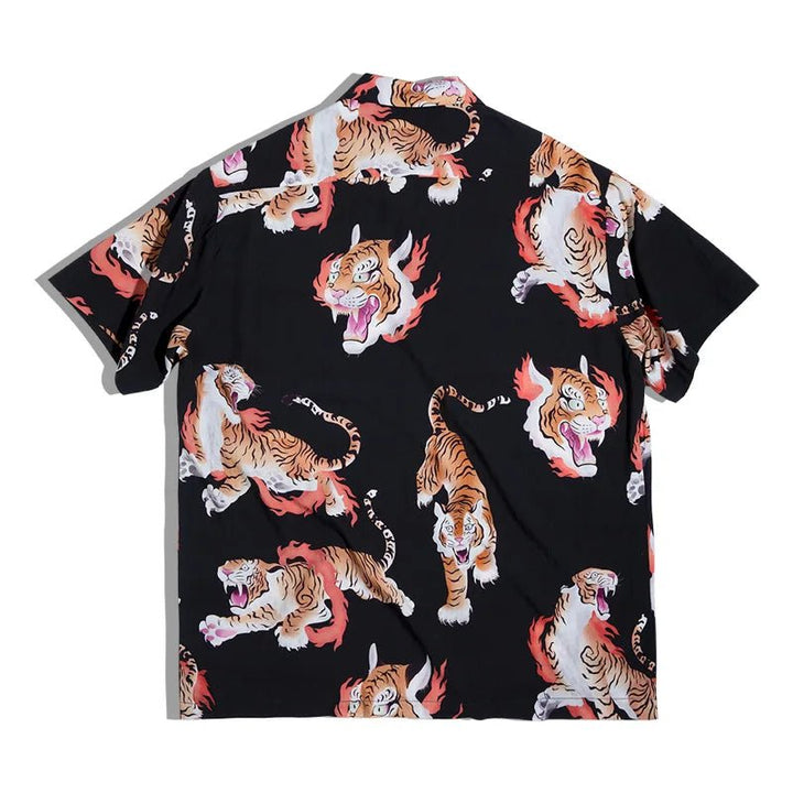 Men's Hawaiian Tiger Shirt - Hayes Carter