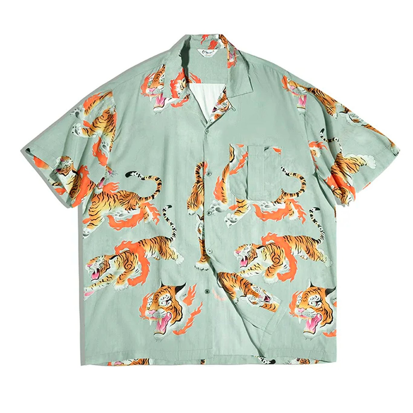 Men's Hawaiian Tiger Shirt - Hayes Carter