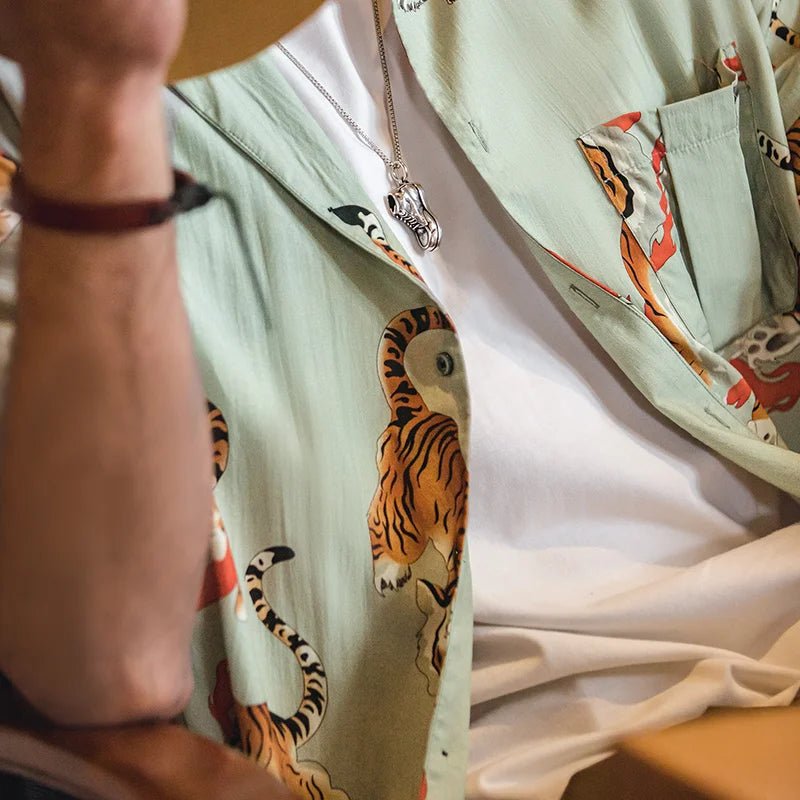 Men's Hawaiian Tiger Shirt - Hayes Carter