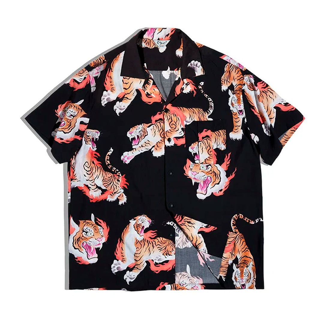 Men's Hawaiian Tiger Shirt - Hayes Carter