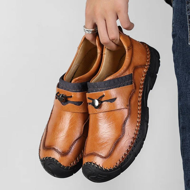 Men's Madrid Leather Moccasin - Hayes Carter