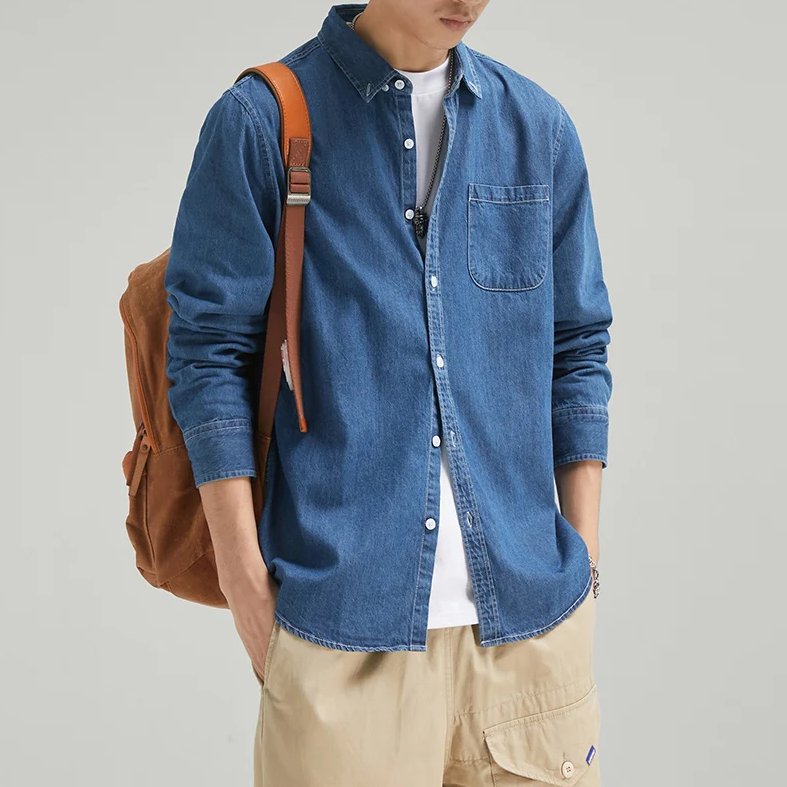 Men's Portland Denim Shirt - Hayes Carter