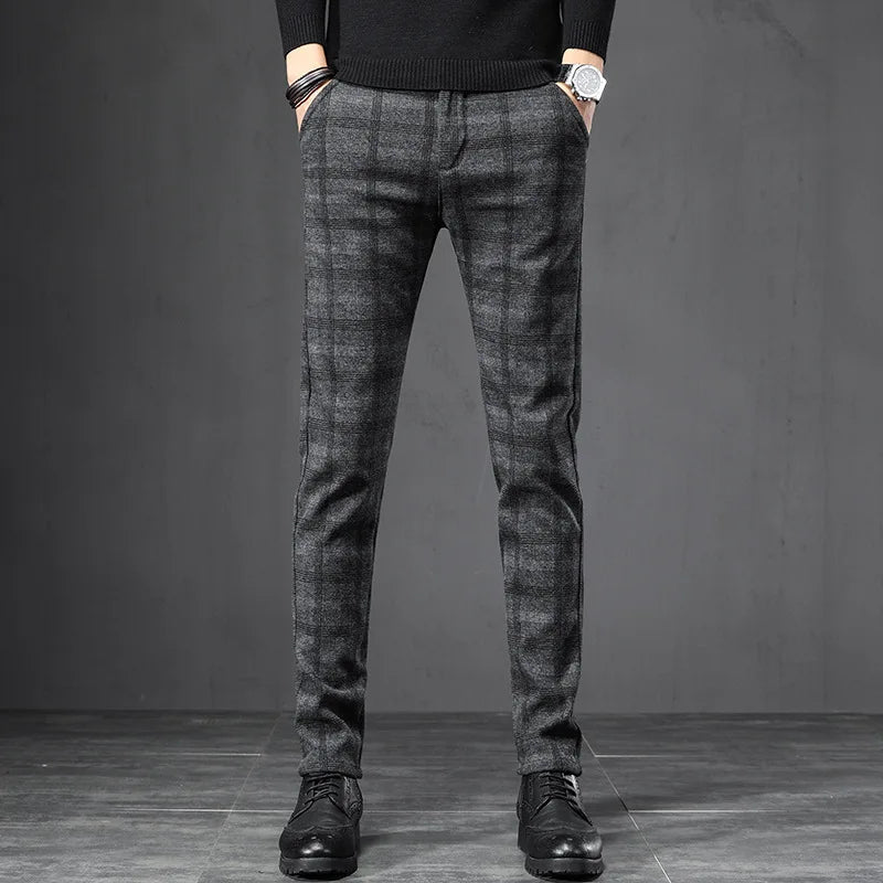 Men's Richmond Plaid Casual Pants - Hayes Carter