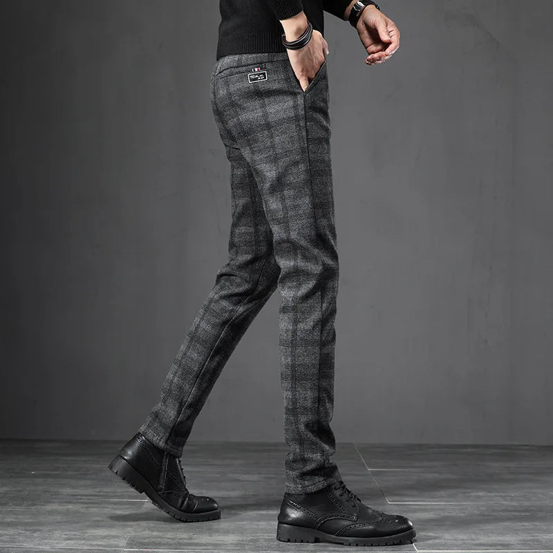 Men's Richmond Plaid Casual Pants - Hayes Carter