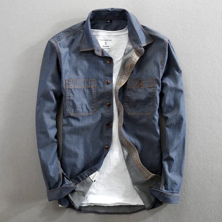 Men's "San Francisco" Denim Shirt - Hayes Carter