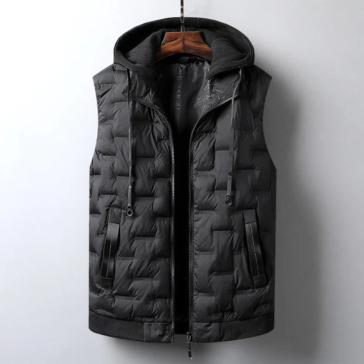 Men's Seattle Hooded Vest - Hayes Carter