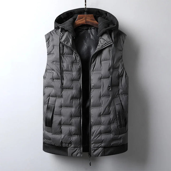 Men's Seattle Hooded Vest - Hayes Carter