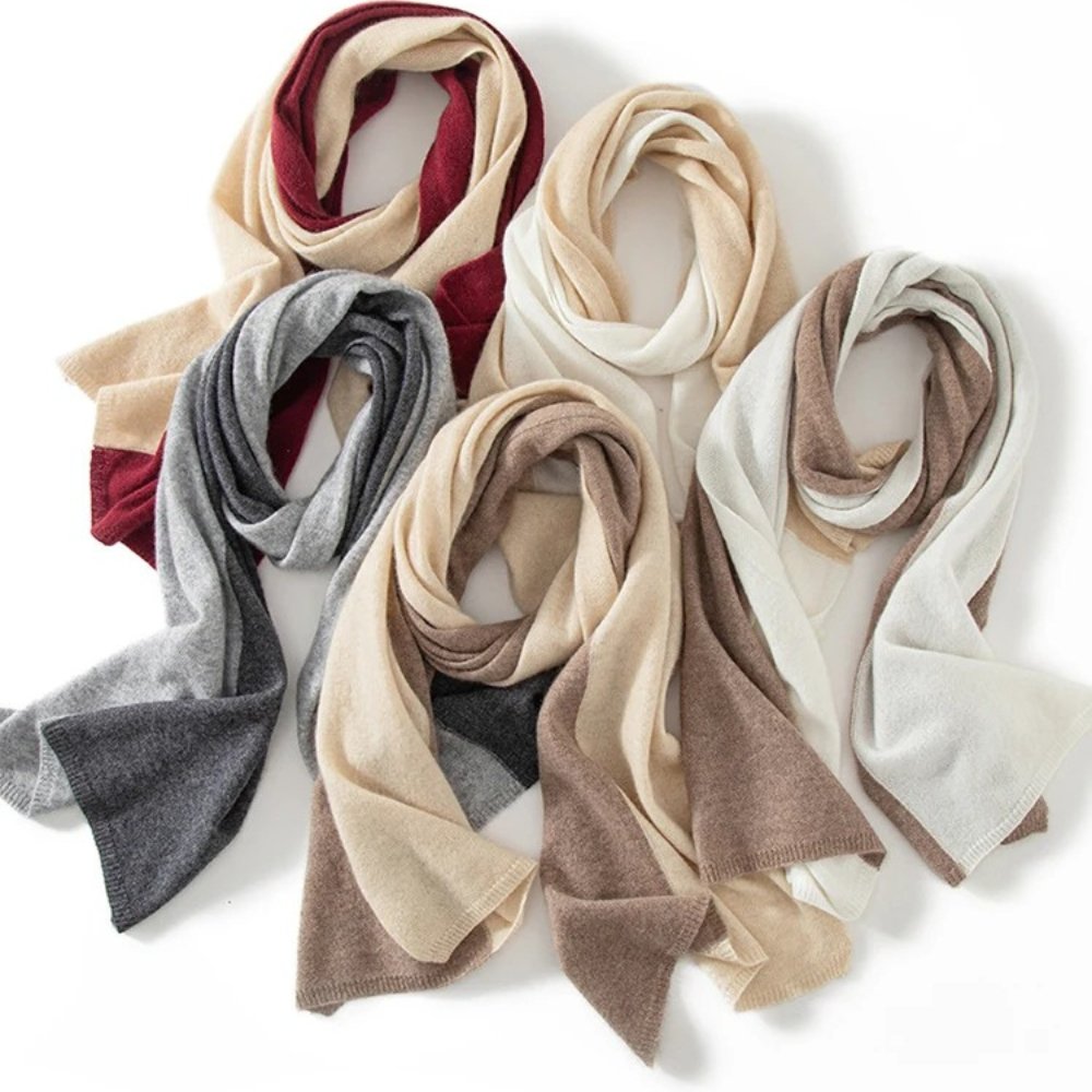 Monaco Two - Tones Cashmere Scarf - Hayes Carter