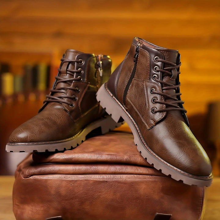 Montana Classic Leather Boots - Hayes Carter