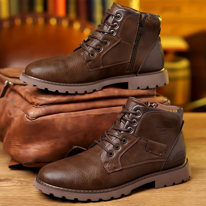 Montana Classic Leather Boots - Hayes Carter