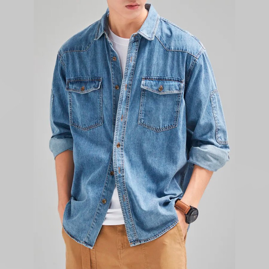 Montreal Denim Shirt - Hayes Carter