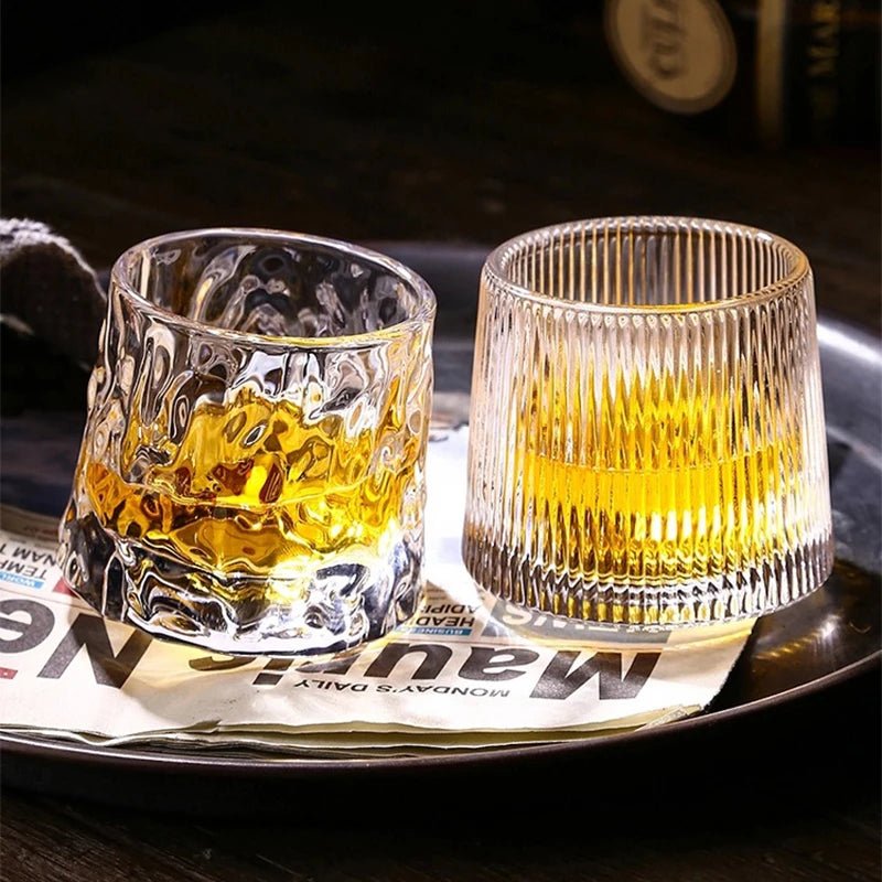 Montreal Rotating Whiskey Glasses - Hayes Carter