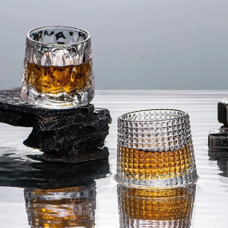 Montreal Rotating Whiskey Glasses - Hayes Carter