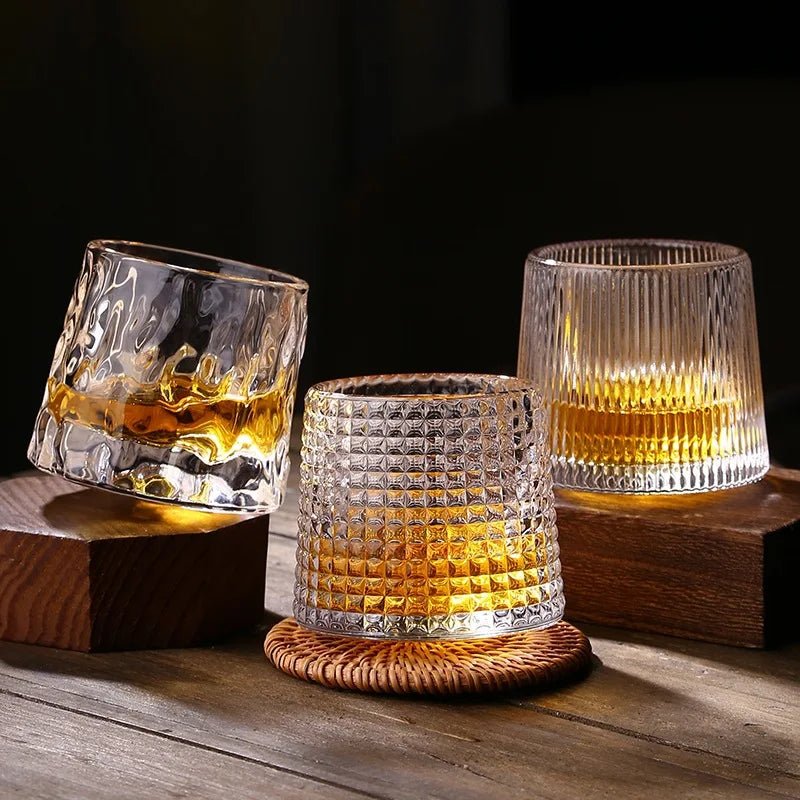 Montreal Rotating Whiskey Glasses - Hayes Carter