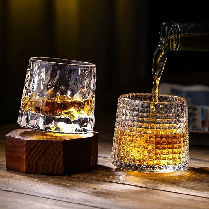 Montreal Rotating Whiskey Glasses - Hayes Carter