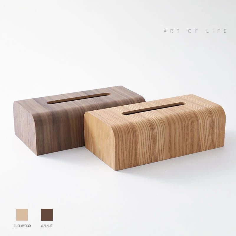 Oak Wooden Tissue Box - Hayes Carter