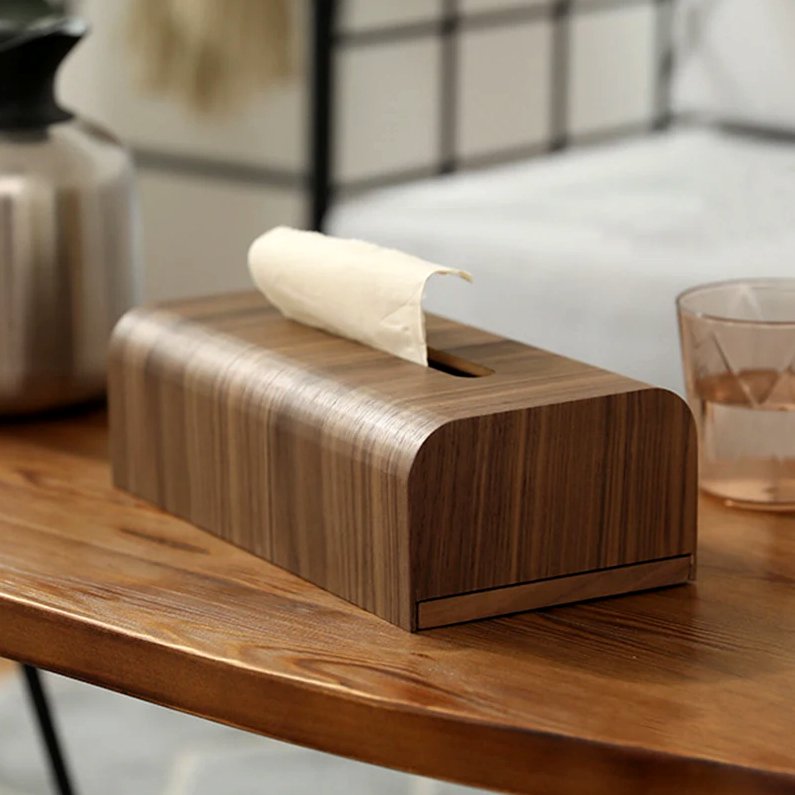 Oak Wooden Tissue Box - Hayes Carter