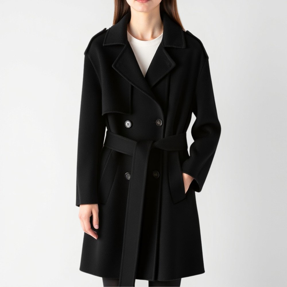 Ophelia Wool Trench Coat - Hayes Carter