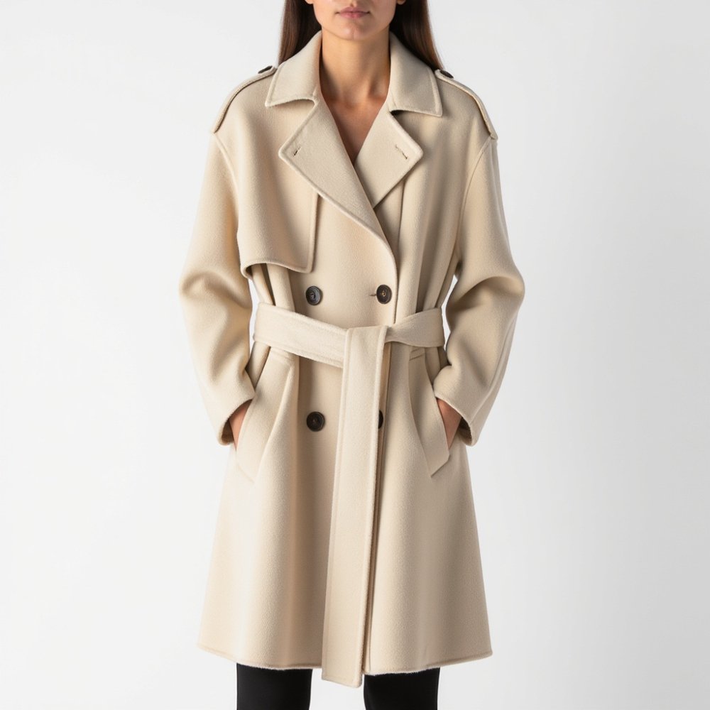 Ophelia Wool Trench Coat - Hayes Carter