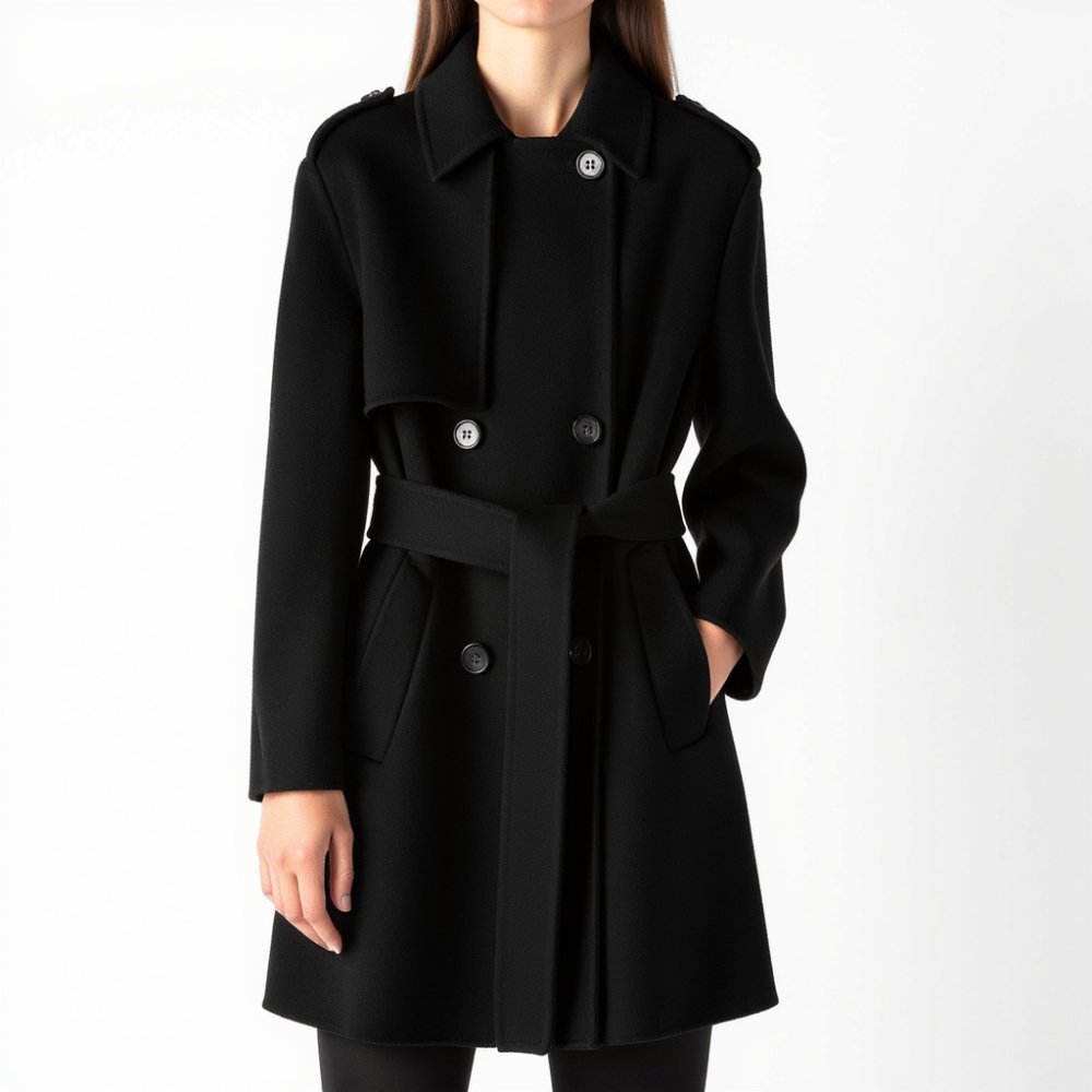 Ophelia Wool Trench Coat - Hayes Carter