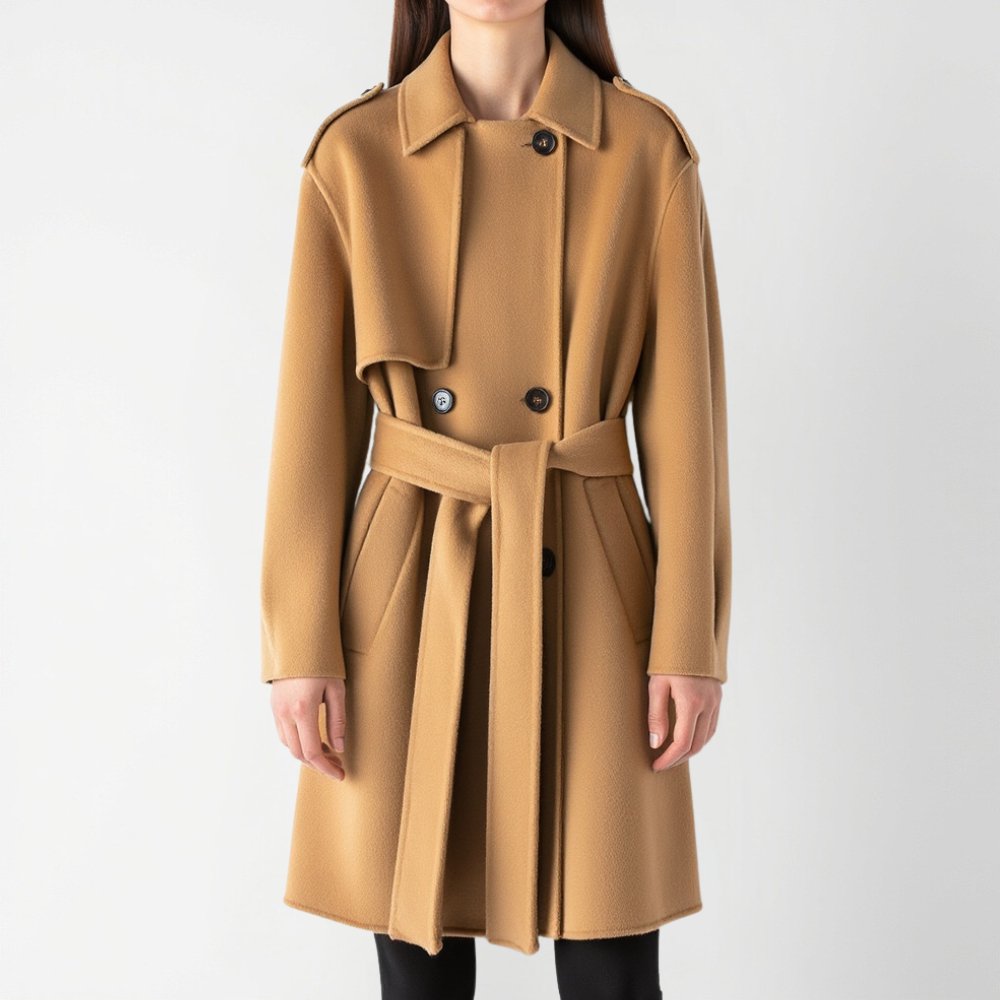 Ophelia Wool Trench Coat - Hayes Carter