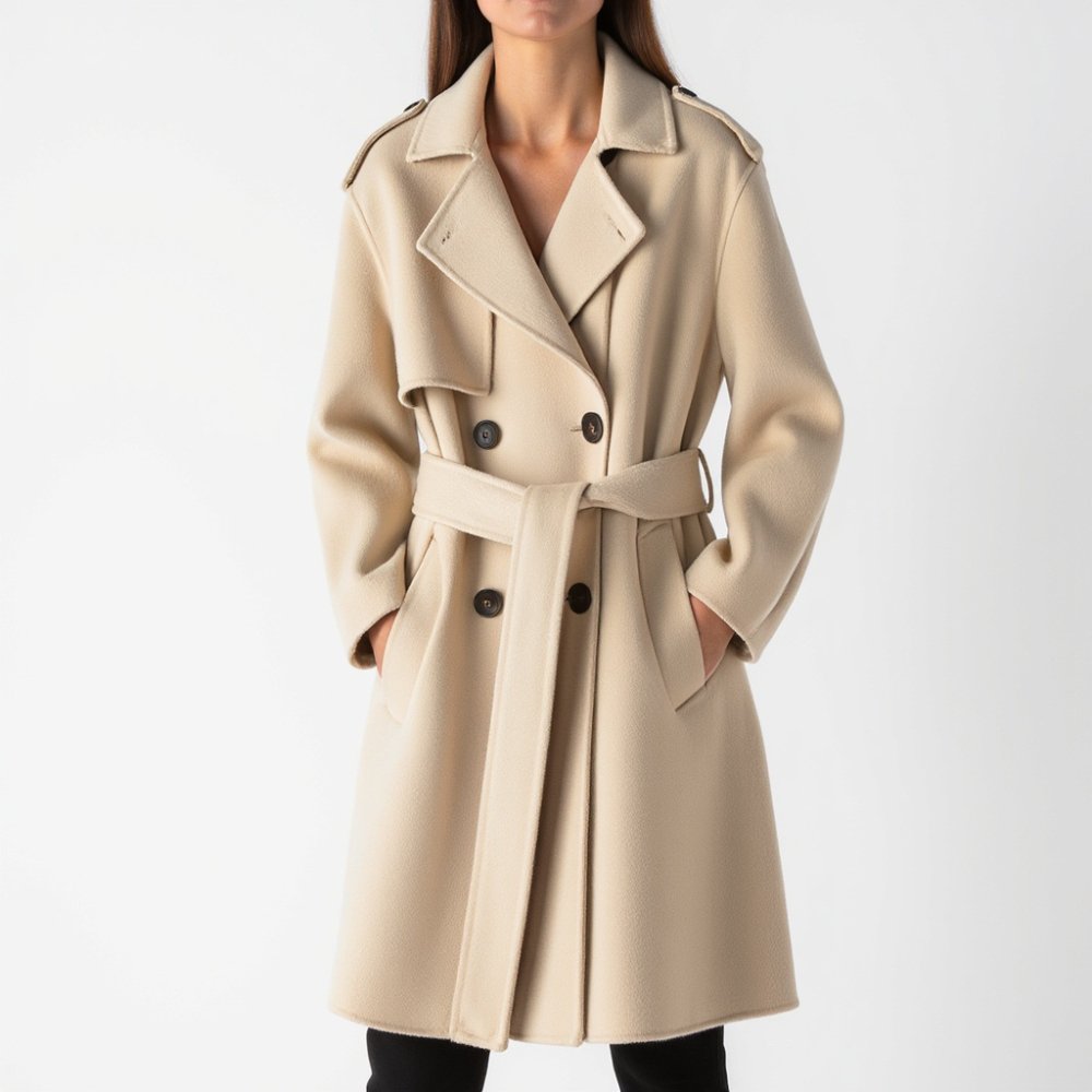 Ophelia Wool Trench Coat - Hayes Carter