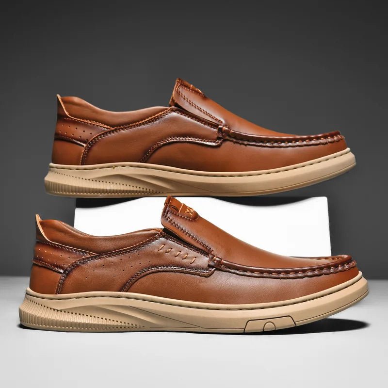 Pheron Leather Driving Shoes - Hayes Carter