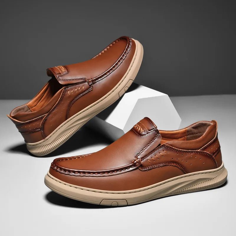 Pheron Leather Driving Shoes - Hayes Carter