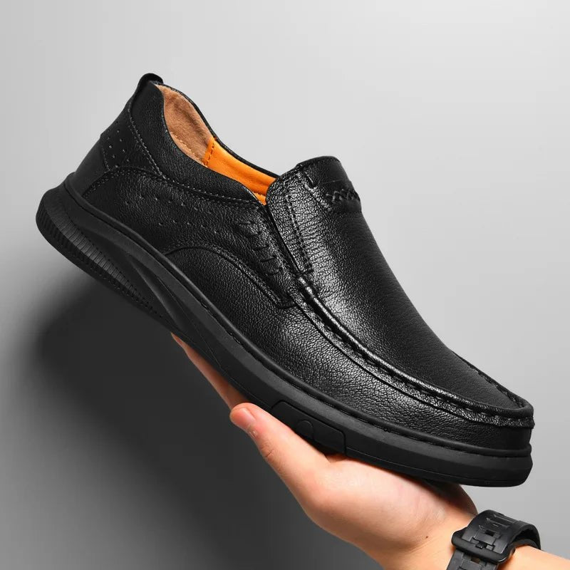 Pheron Leather Driving Shoes - Hayes Carter