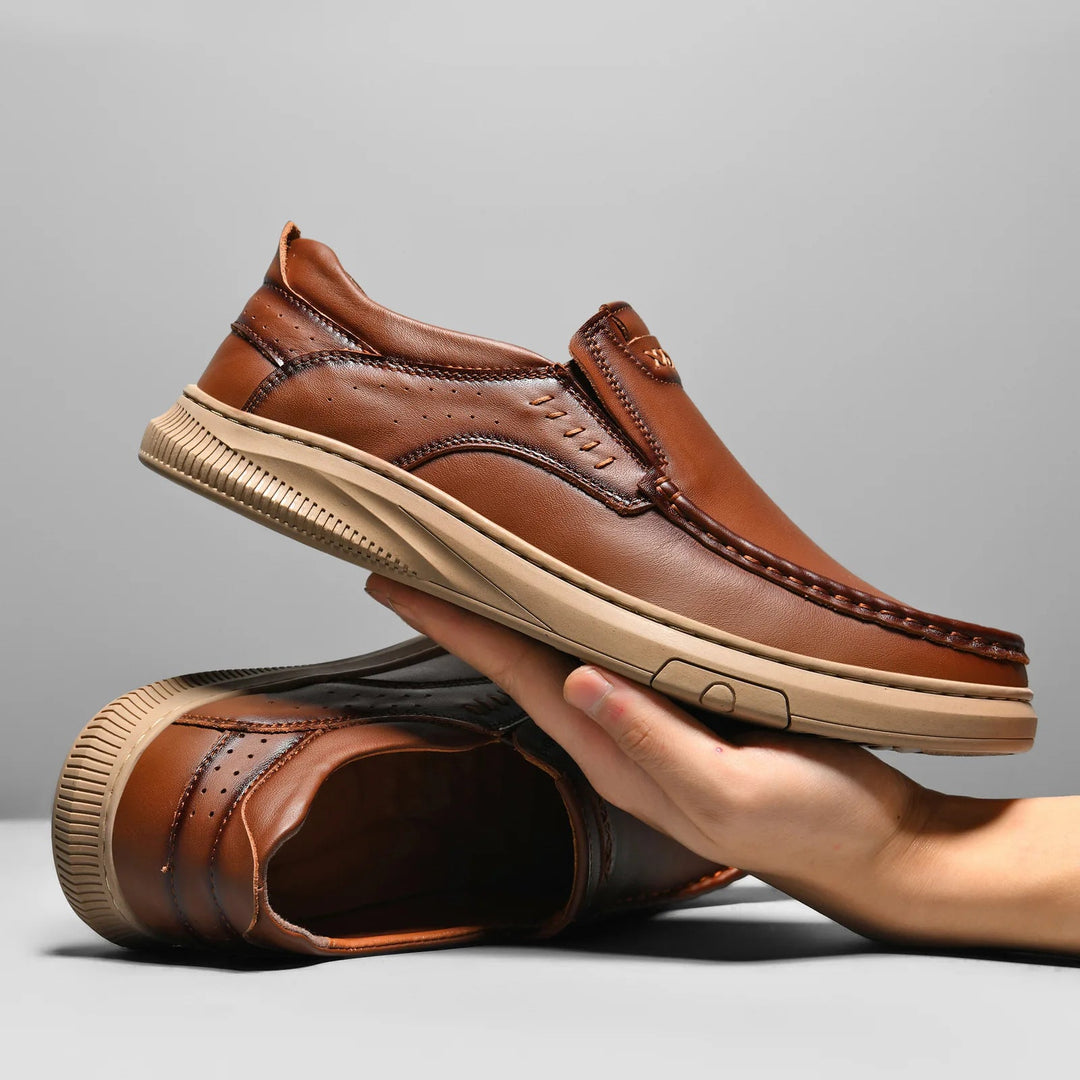 Pheron Leather Driving Shoes - Hayes Carter